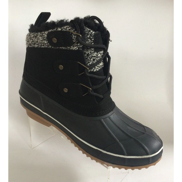 Khombu Shoes - NEW KHOMBU Women's Keri Faux Fur-Lined Duck Boots (Size 7)